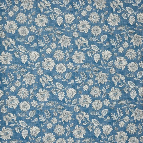 Tela de estampado floral en color azul Library 8792/725