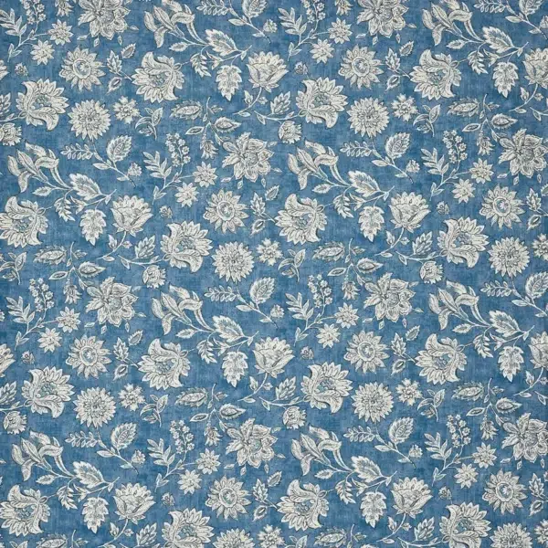 Tela de estampado floral en color azul Library 8792/725