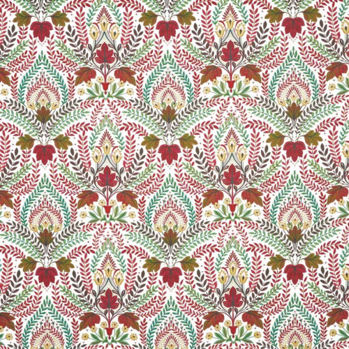 Tela estampado floral color rojo Script 8794/304