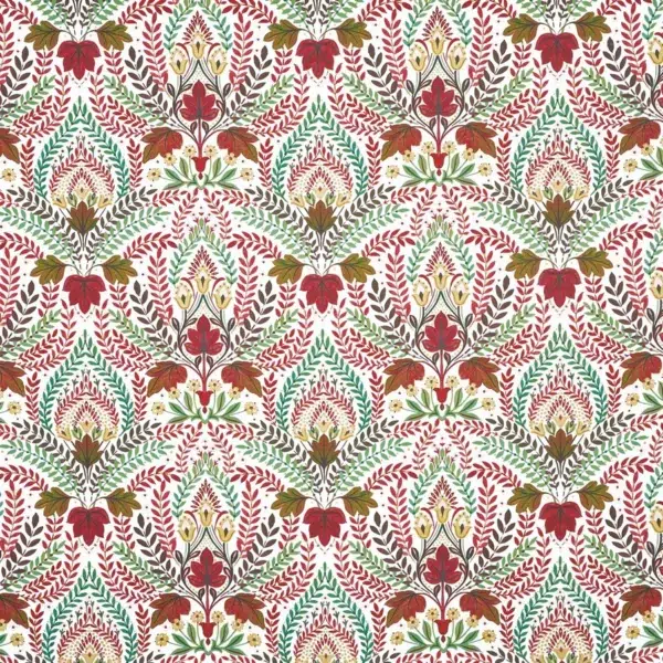 Tela estampado floral color rojo Script 8794/304