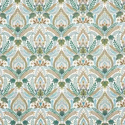 Tela estampado floral color verde Script 8794/616