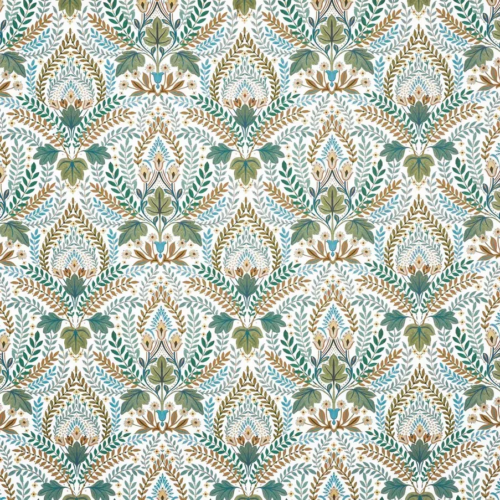 Tela estampado floral color verde Script 8794/616