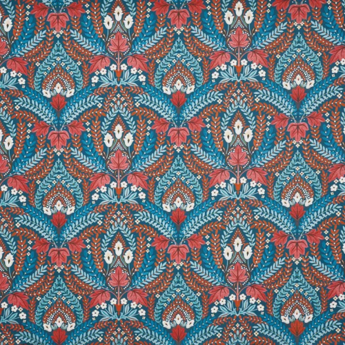 Tela estampado floral color rojo Script 8794/725