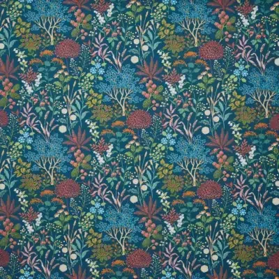 Tela estampado floral color azul Story 8795/725