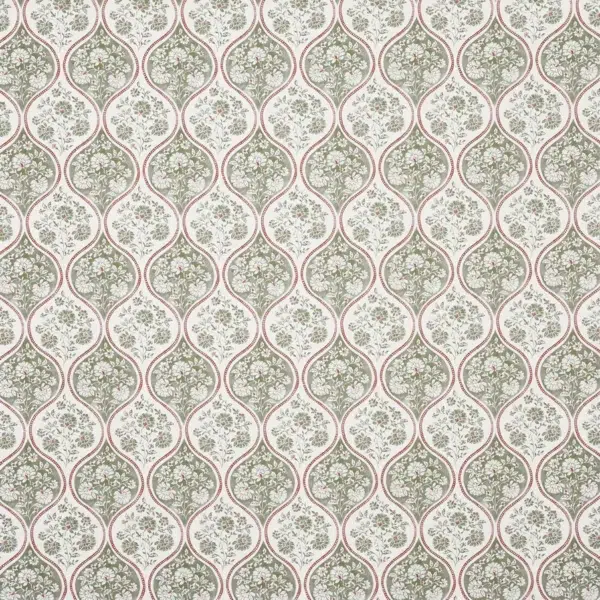 Tela de medallones color verde Verse 8796/603