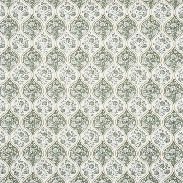 Tela de medallones color verde Verse 8796/616