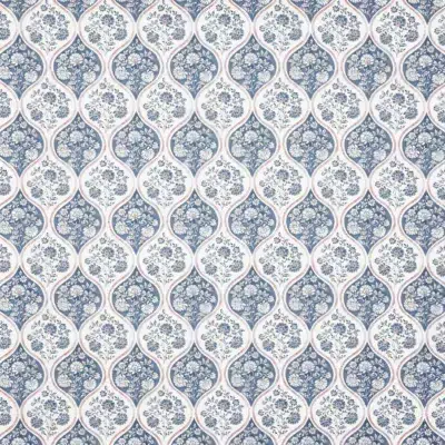 Tela de medallones color azul Verse 8796/725