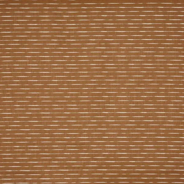 Tela de rayas bordadas color marrón Chilava Camel TCHICAM