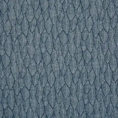 Tela de hojas color azul Palmeral Aqua TPALAQU