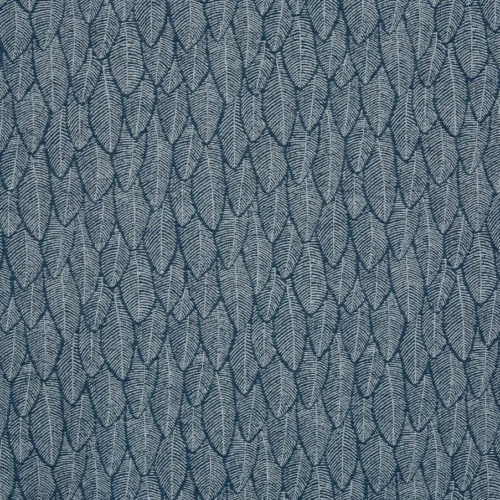 Tela de hojas color azul Palmeral Aqua TPALAQU