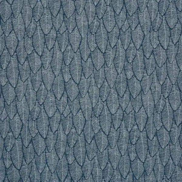 Tela de hojas color azul Palmeral Aqua TPALAQU