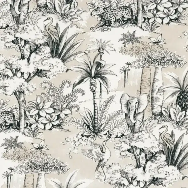 Tela de selva color natural Passaro 24920158