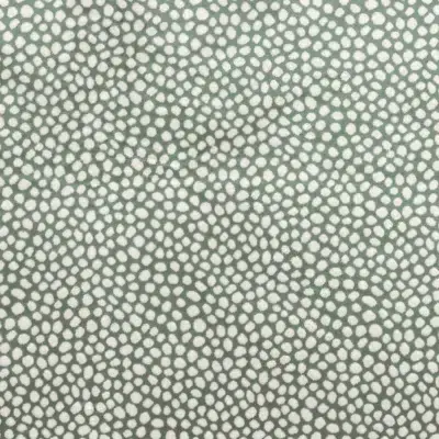 Tela terciopelo de círculos color verde Borla 25320287
