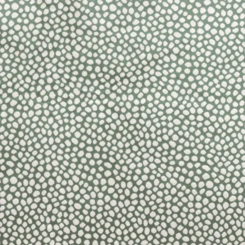 Tela terciopelo de círculos color verde Borla 25320287