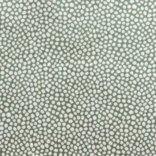 Tela terciopelo de círculos color verde Borla 25320287