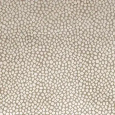 Tela terciopelo de círculos color beige Borla 25320140