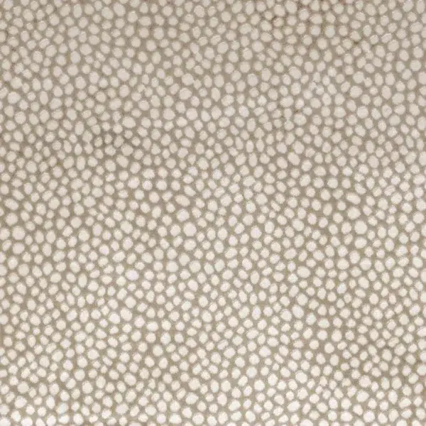 Tela terciopelo de círculos color beige Borla 25320140