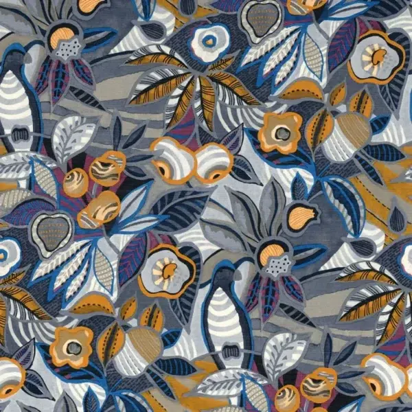 Papel pintado de frutas de color azul Tehuana 76300508