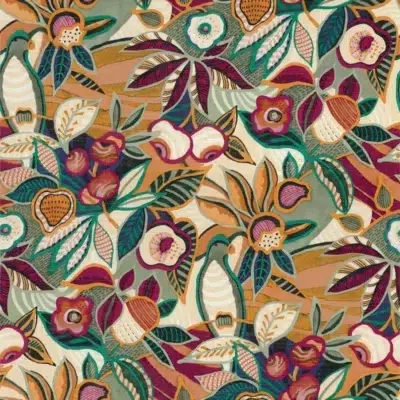 Papel pintado de frutas multicolor Tehuana 76300406
