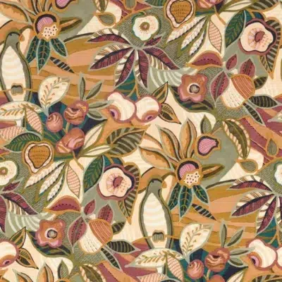 Papel pintado de frutas de multicolor Tehuana 76300304