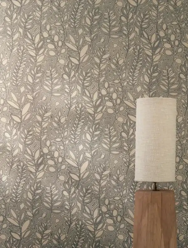 Papel pintado de hojas de color marrón Astragale 76680202 - Imagen 17