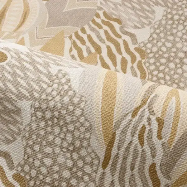 Papel pintado de hojas de color beige Alfabia 76691120 - Imagen 3