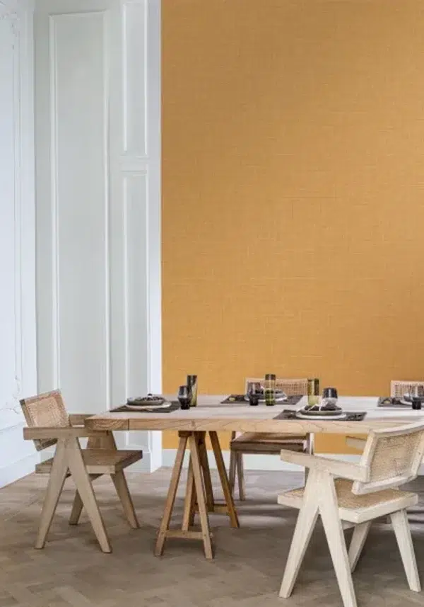 Papel pintado liso de color naranja Sierra 76702446 - Imagen 4