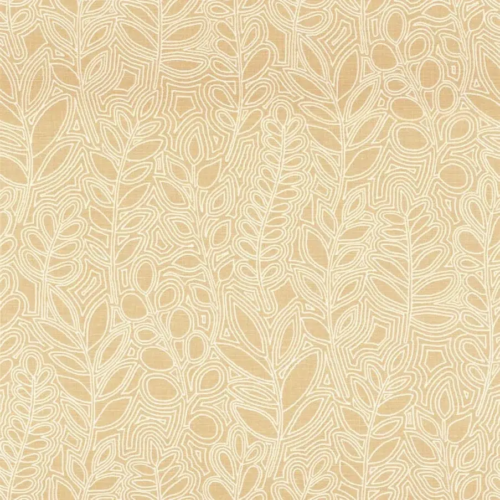 Papel pintado de hojas de color beige Astragale 76680304
