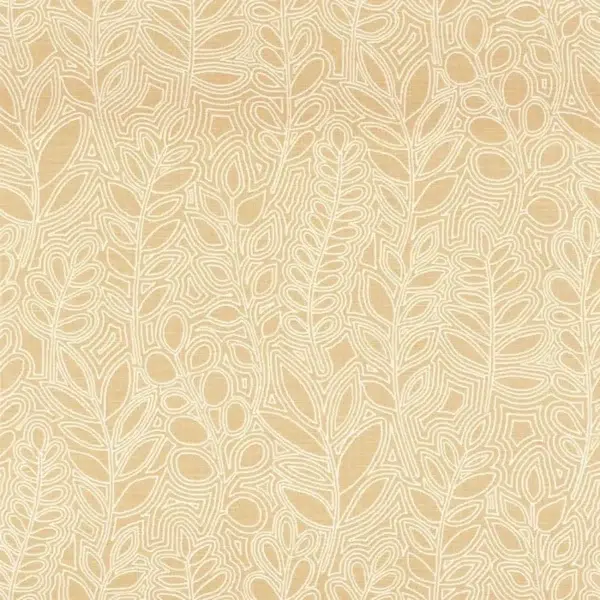 Papel pintado de hojas de color beige Astragale 76680304