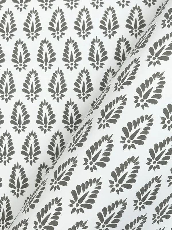 Papel pintado de dibujo pequeño en color gris Mehndi MT5608 - Imagen 5