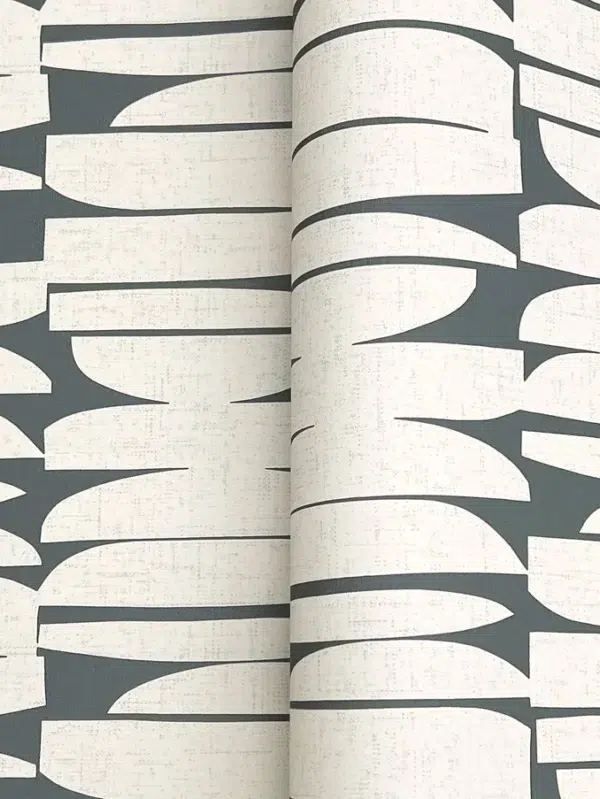 Papel pintado abstracto en color gris Lovely Libra MT5655 - Imagen 5