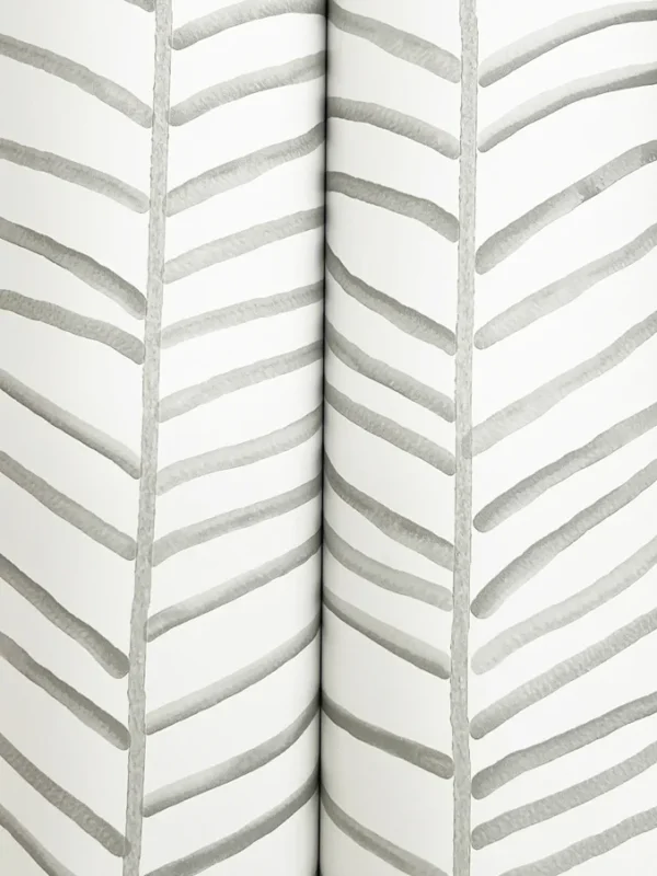 Papel pintado de hojas en color gris Cascade Palm Chevron MT5673 - Imagen 6