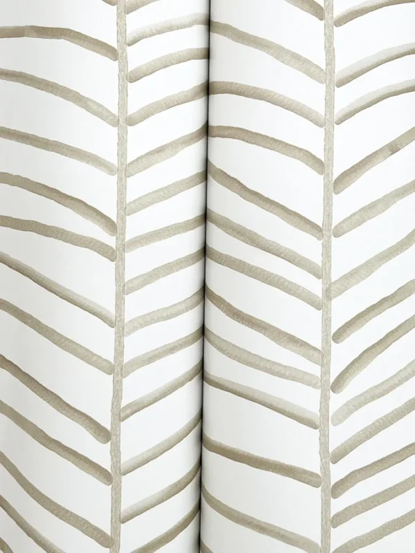 Papel pintado de hojas en color gris Cascade Palm Chevron MT5673 - Imagen 15