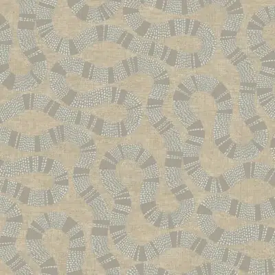 Papel pintado abstracto de color beige Ophidia AB3003