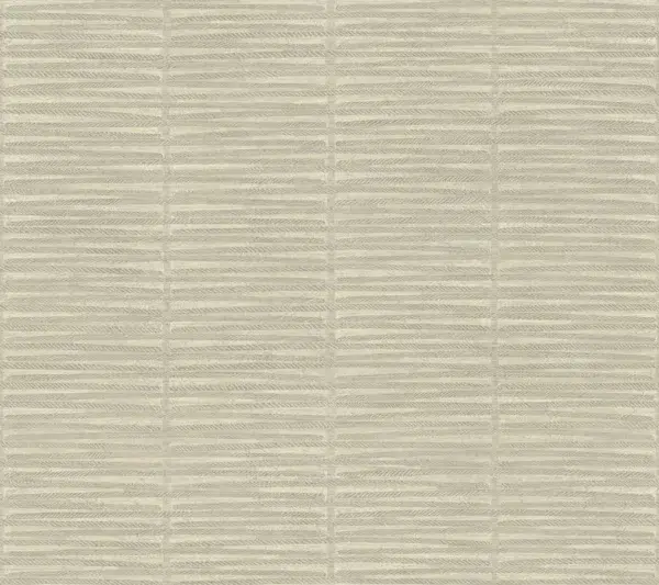 Papel pintado símil fibras naturales de color beige Iringa AB3053