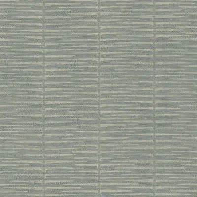 Papel pintado símil fibras naturales de color azul Iringa AB3054