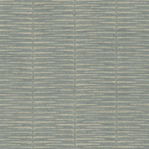 Papel pintado símil fibras naturales de color azul Iringa AB3054