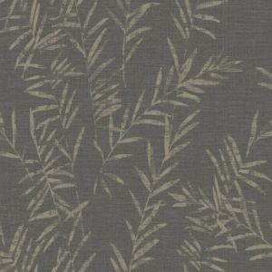 Papel pintado bamboo de color negro Allerton Bamboo AB3061