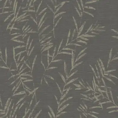 Papel pintado bamboo de color negro Allerton Bamboo AB3061