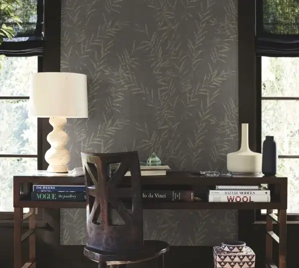 Papel pintado bamboo de color marfil Allerton Bamboo AB3065 - Imagen 15