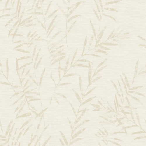 Papel pintado bamboo de color marfil Allerton Bamboo AB3065