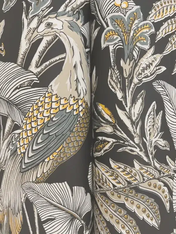 Papel pintado estampado floral de color beige Heronwood AB3101 - Imagen 11