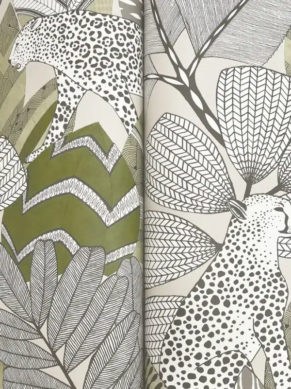 Papel pintado selva de color marrón Namiri AB3112 - Imagen 14