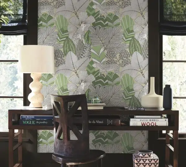 Papel pintado selva de color marrón Namiri AB3112 - Imagen 12