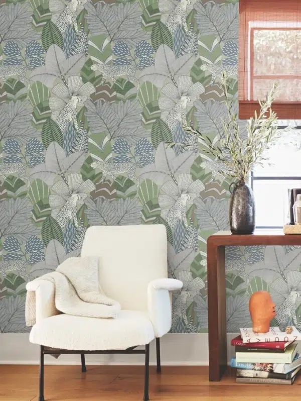 Papel pintado selva de color marrón Namiri AB3112 - Imagen 10