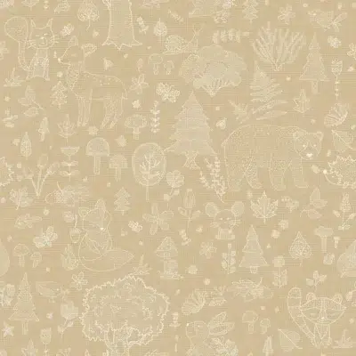 Papel pintado infantil en color beige Happy18 14808