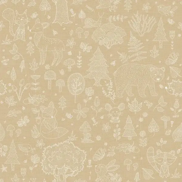Papel pintado infantil en color beige Happy18 14808