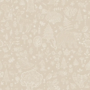 Papel pintado infantil en color beige Happy18 14809