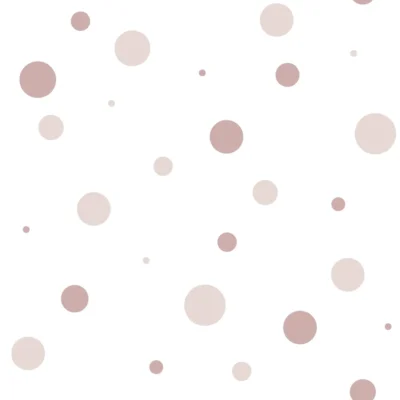Papel pintado de círculos en color rojo Happy15 14824