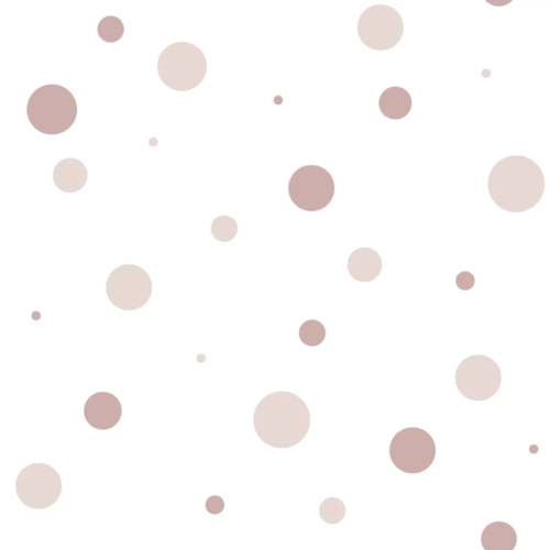 Papel pintado de círculos en color rojo Happy15 14824